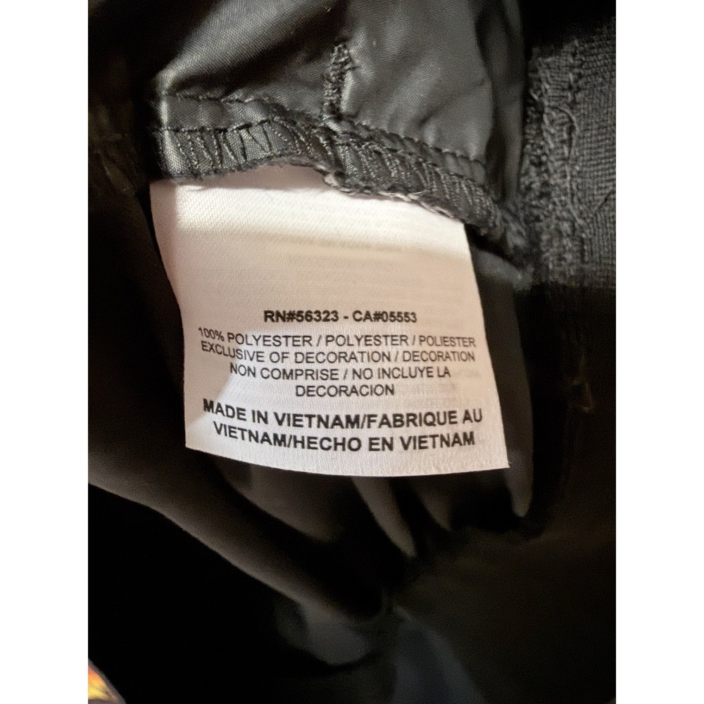 Nike Men's Pullover Windbreaker Jacket Large Black V-Neck Long Sleeve Pockets - Picture 5 of 7